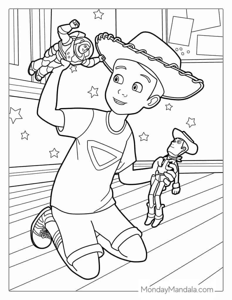 woody toy story colouring pages woody toy story colouring pages