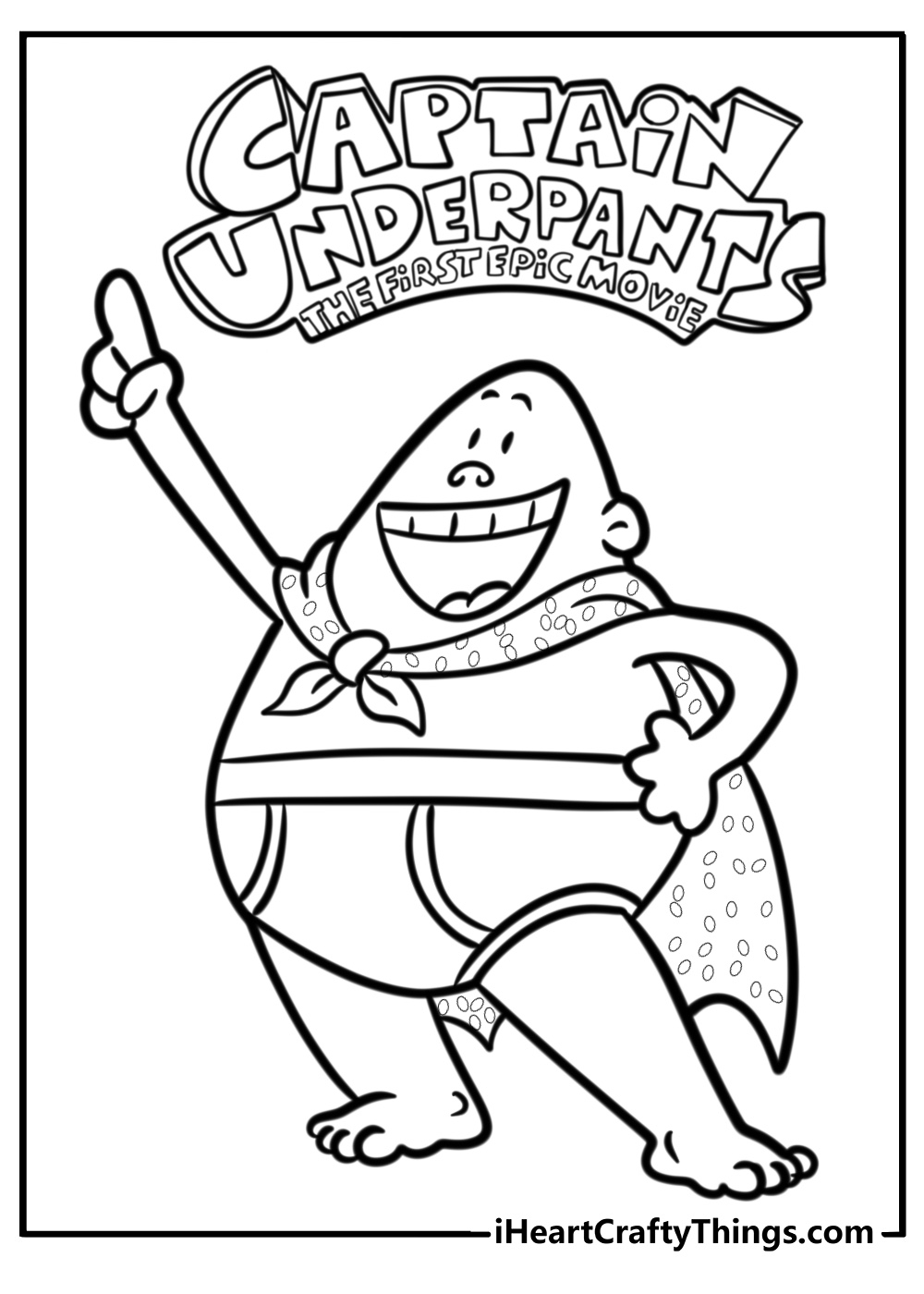 coloring pages captain underpants