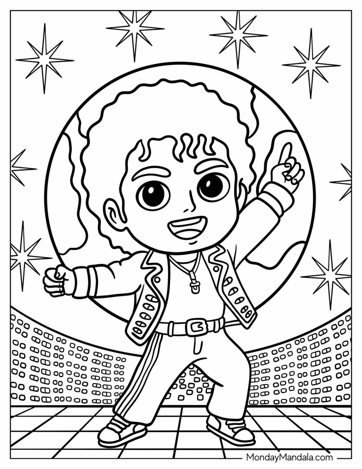 37 Michael Jackson Coloring Pages Free PDF Printables 