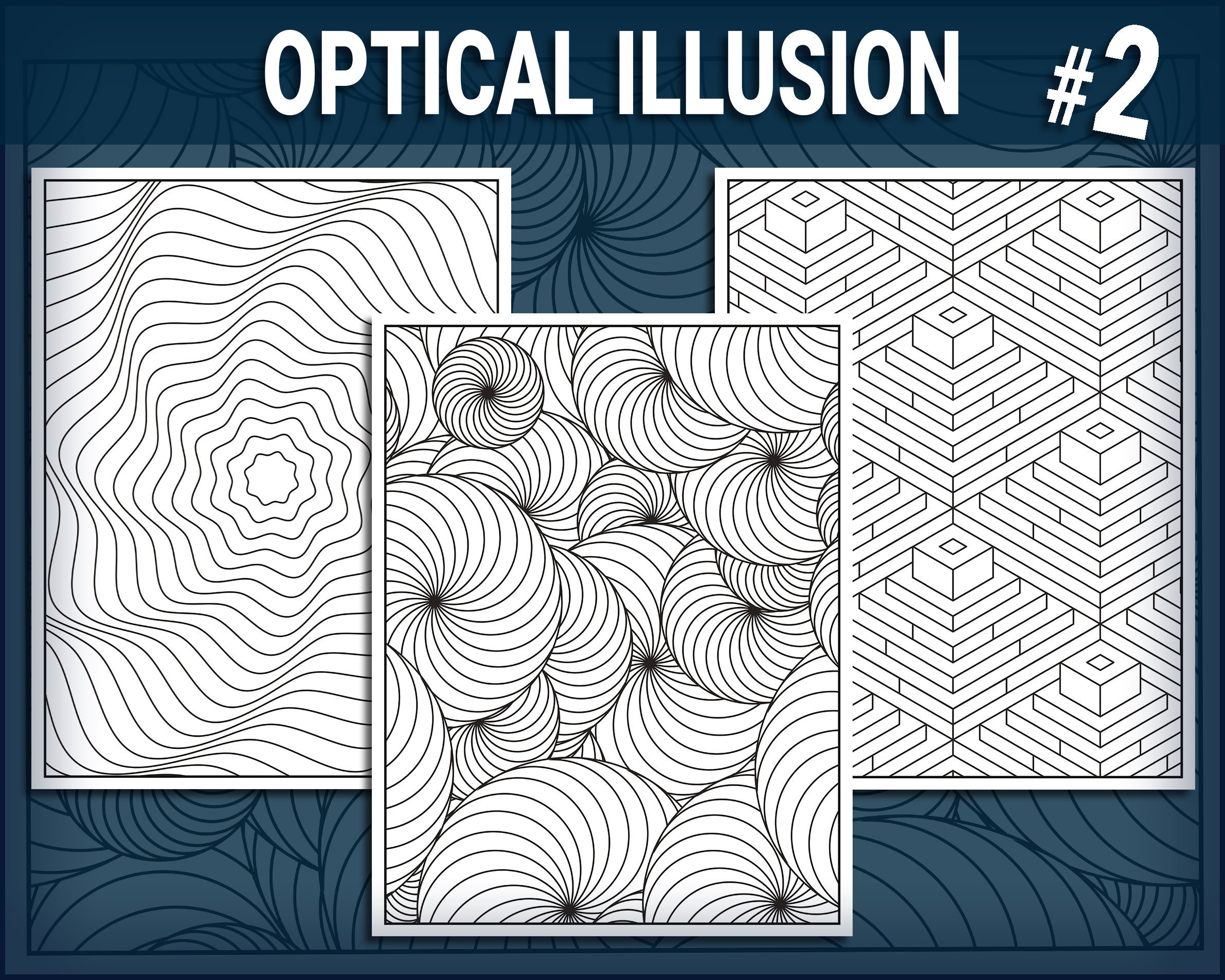optical illusion coloring sheets optical illusion coloring sheets