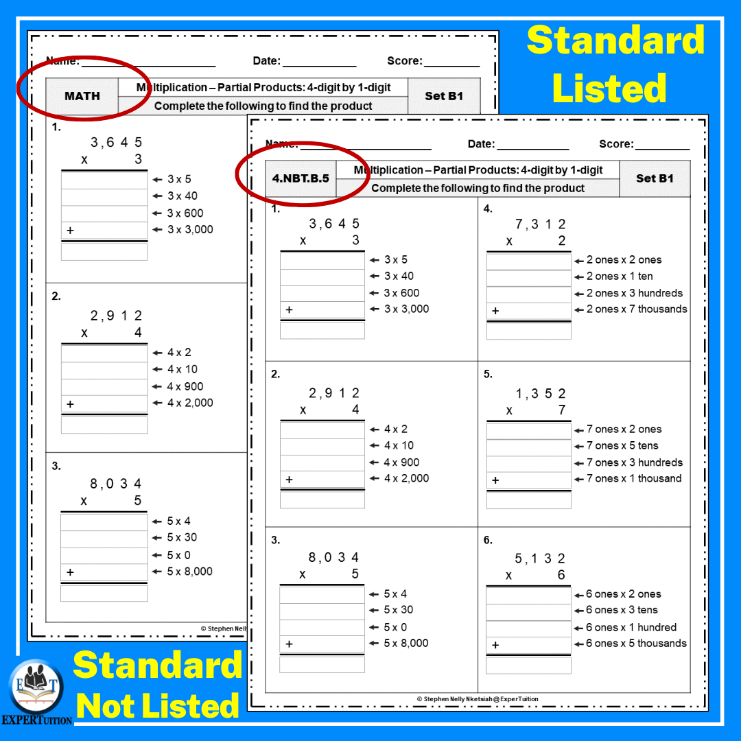 multiplication worksheets for 4th graders