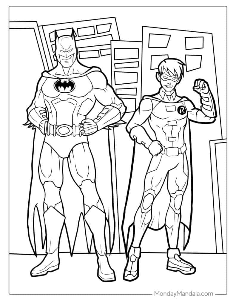 40 Batman Coloring Pages Free PDF Printables 