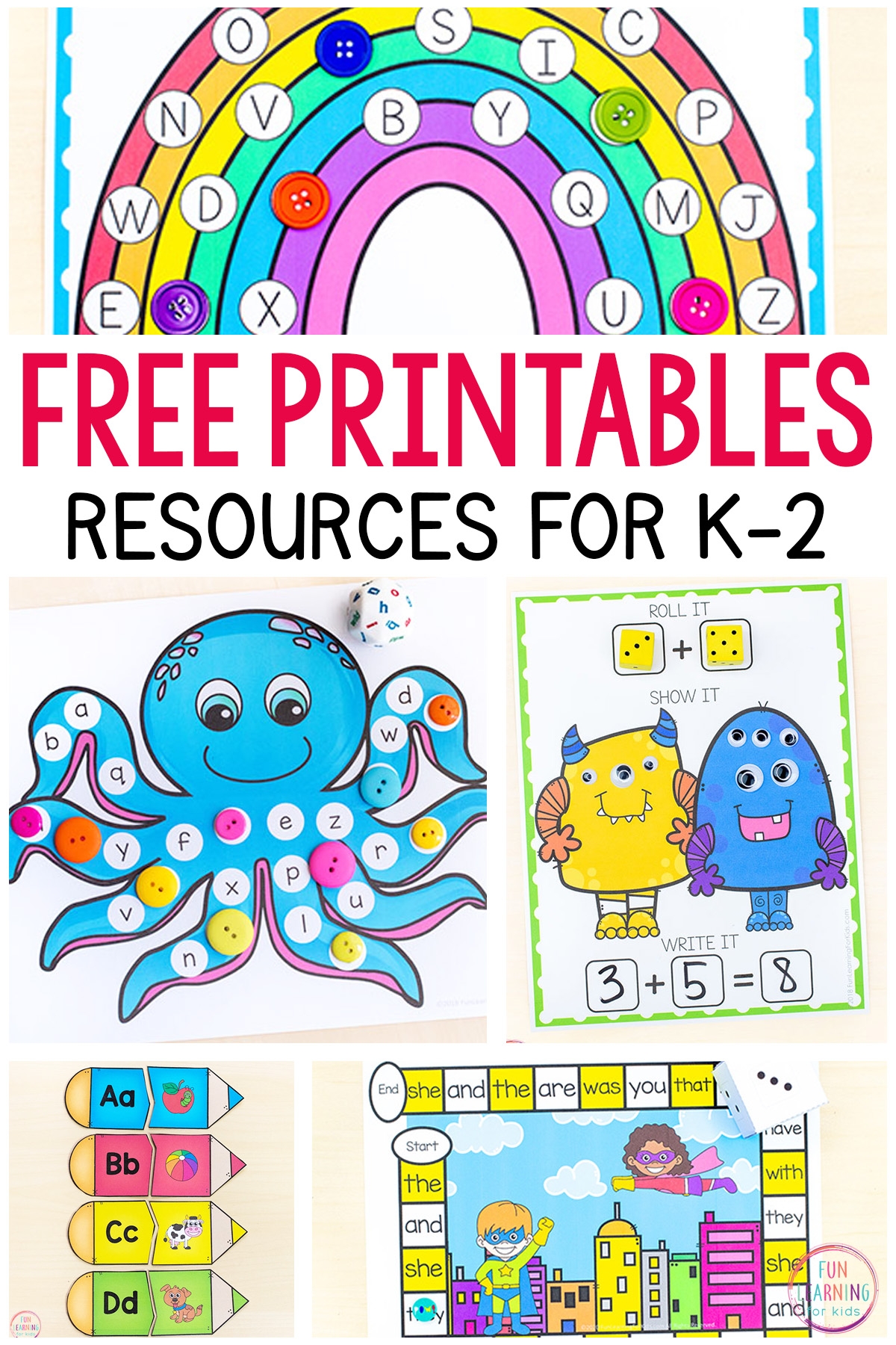 400 Free Printables And Activities For Kids