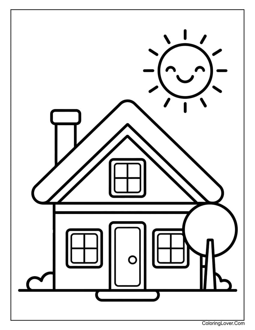 47 House Coloring Pages Free Printables For All Ages 47 House Coloring Pages Free Printables For All Ages