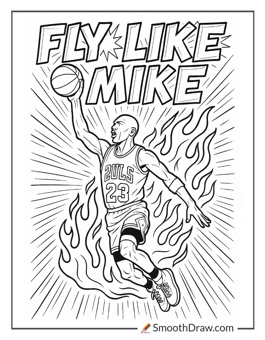 48 Michael Jordan Coloring Pages Smooth Draw 48 Michael Jordan Coloring Pages Smooth Draw