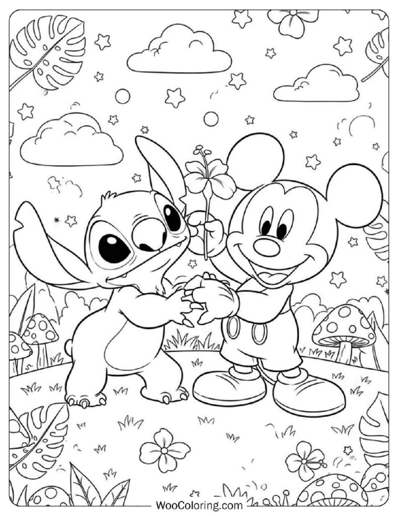 48 Mickey Mouse Coloring Pages Free PDF To Print Woo Coloring