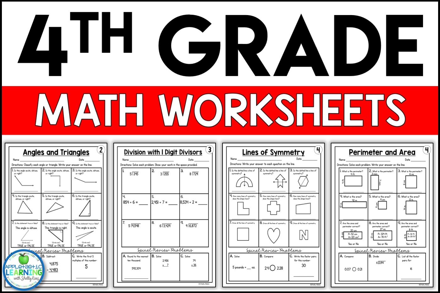 worksheets printable 4th grade