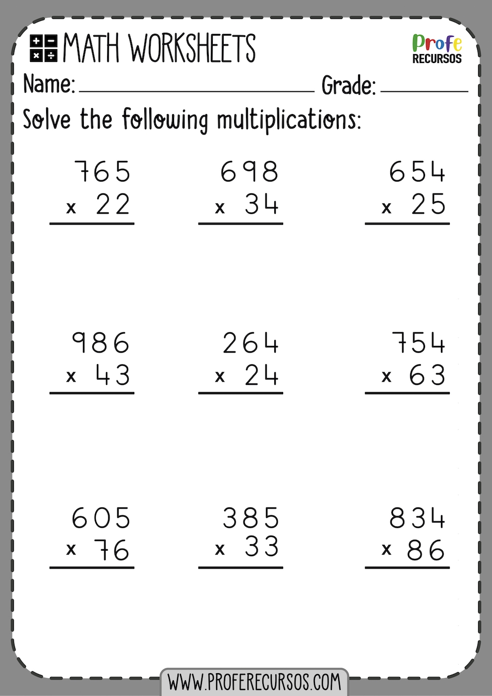 4th Grade Multiplication Worksheets Printable Preschool Coloring 4th Grade Multiplication Worksheets Printable Preschool Coloring