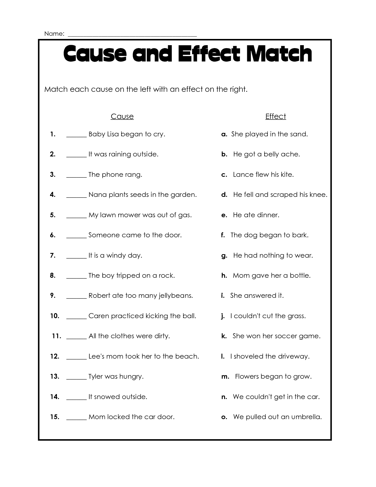 reading worksheets for 4th graders