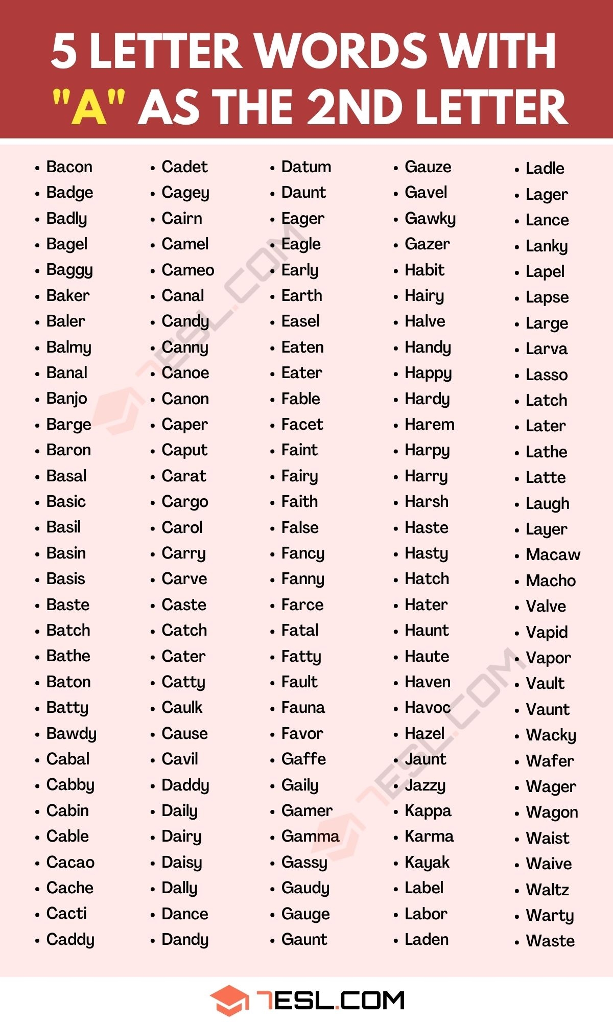 5 letter words with eas