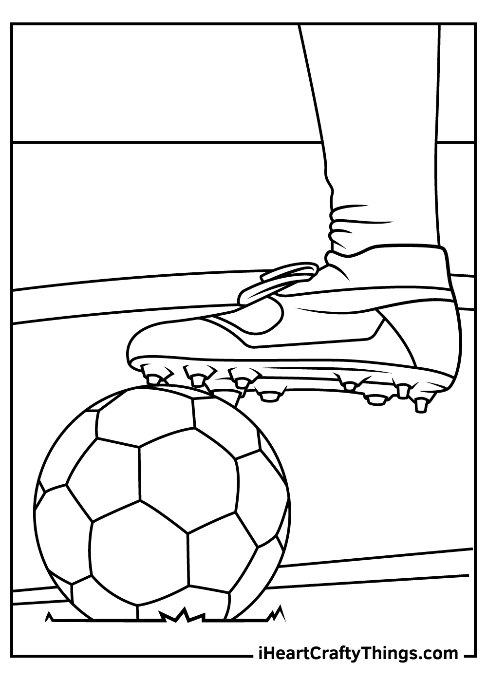 free coloring pages soccer