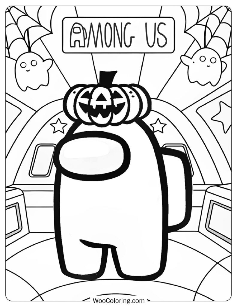 52 Among Us Coloring Pages Free PDF To Print Woo Coloring