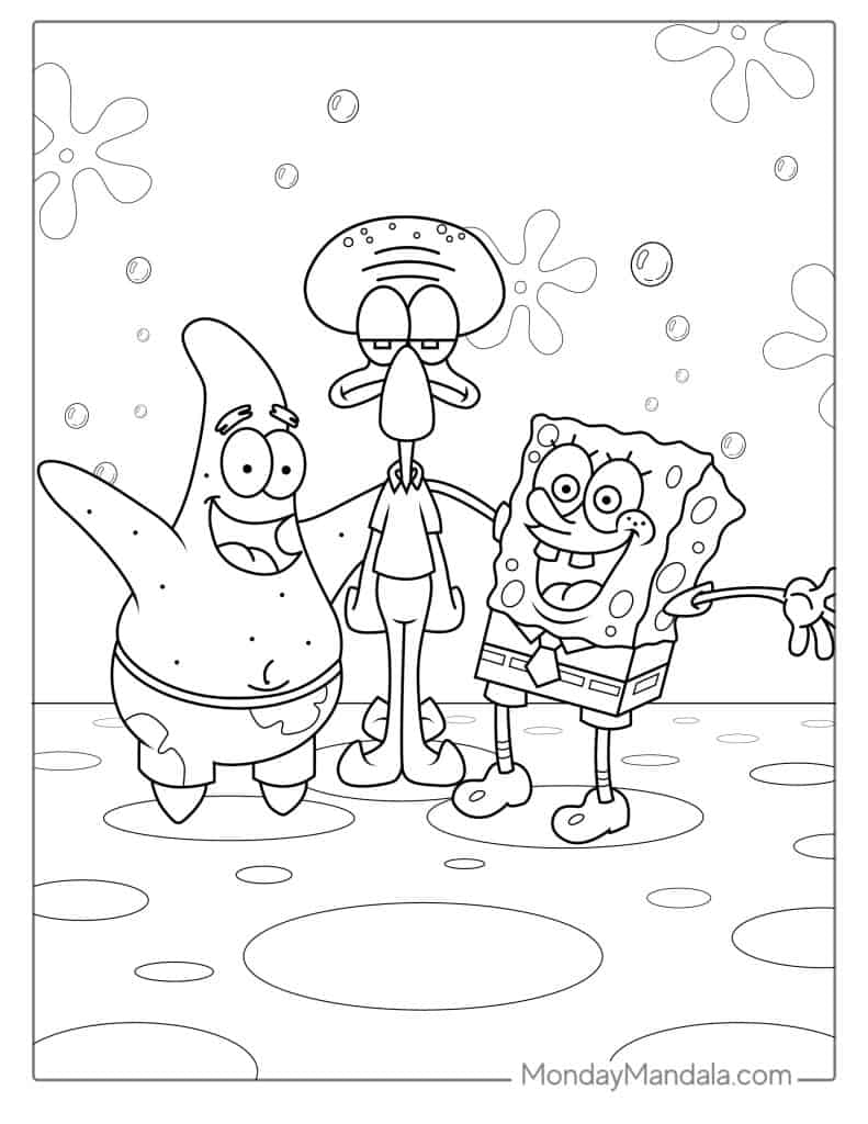 58 SpongeBob Coloring Pages Free PDF Printables 58 SpongeBob Coloring Pages Free PDF Printables