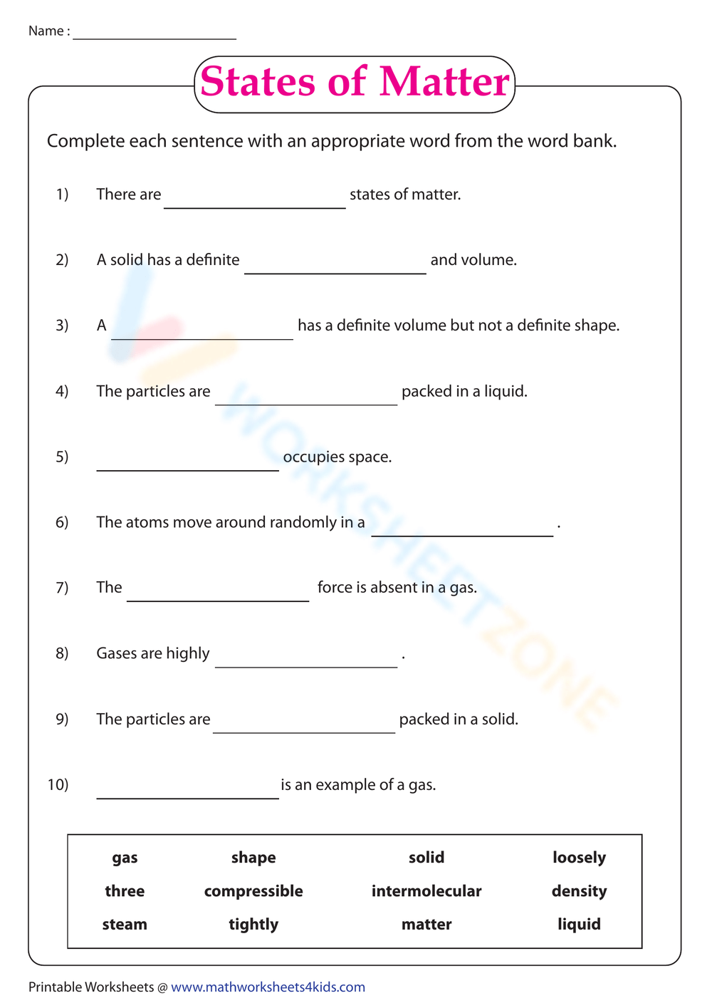 5th grade science worksheets 5th grade science worksheets
