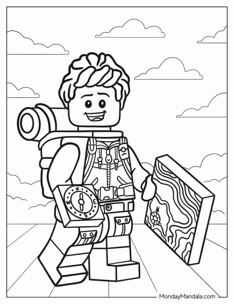 legos pictures to color