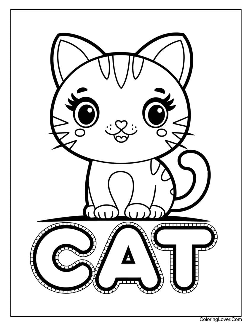 educational coloring pages for kindergarten