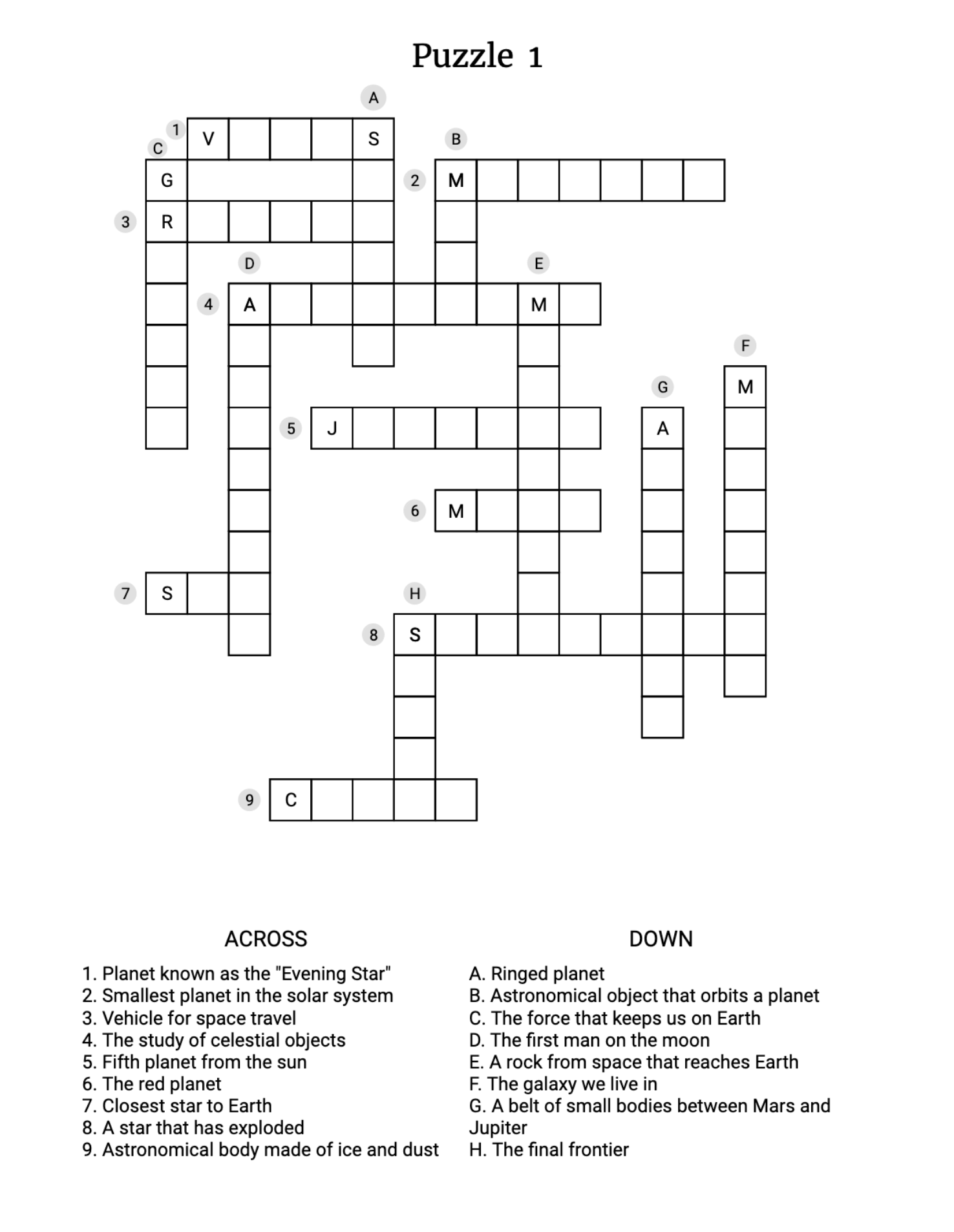 A Book Creator Crossword Puzzle Creator Tool