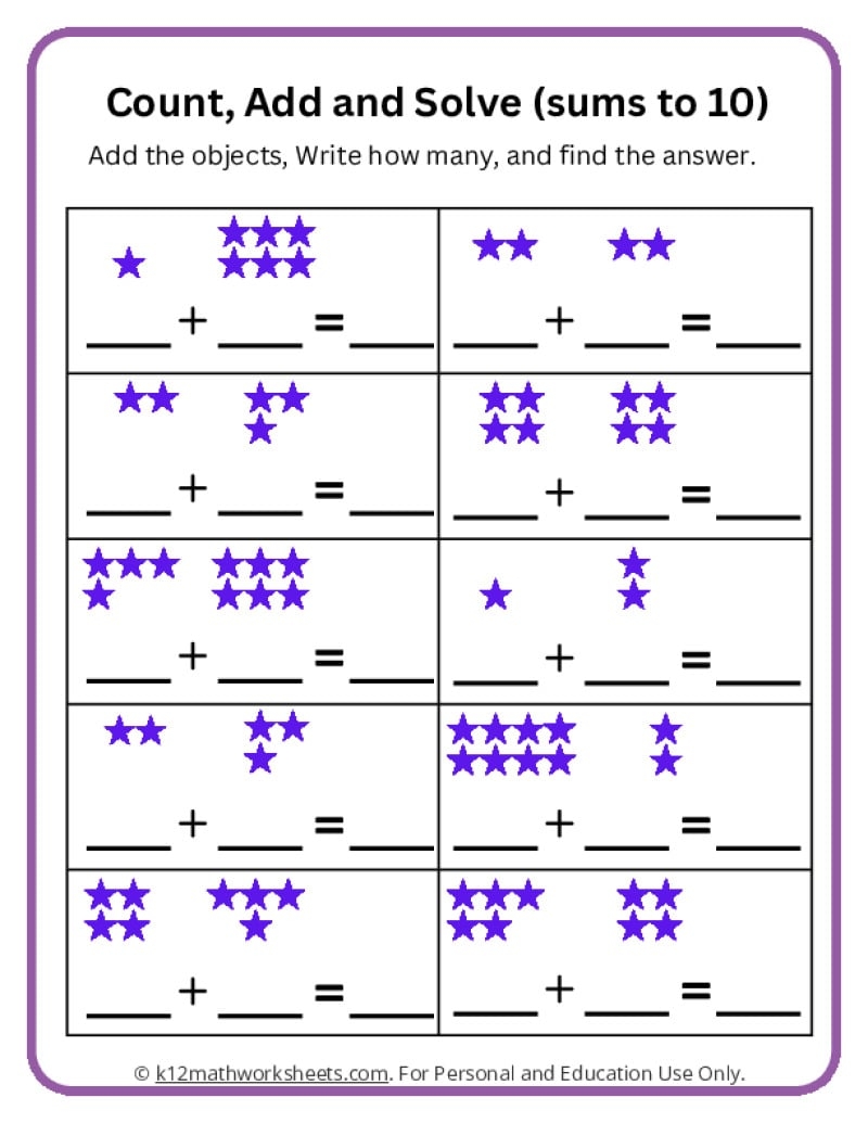 addition using pictures worksheet addition using pictures worksheet