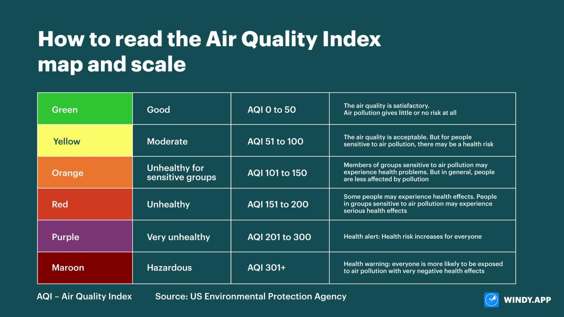 Air Quality Index Map