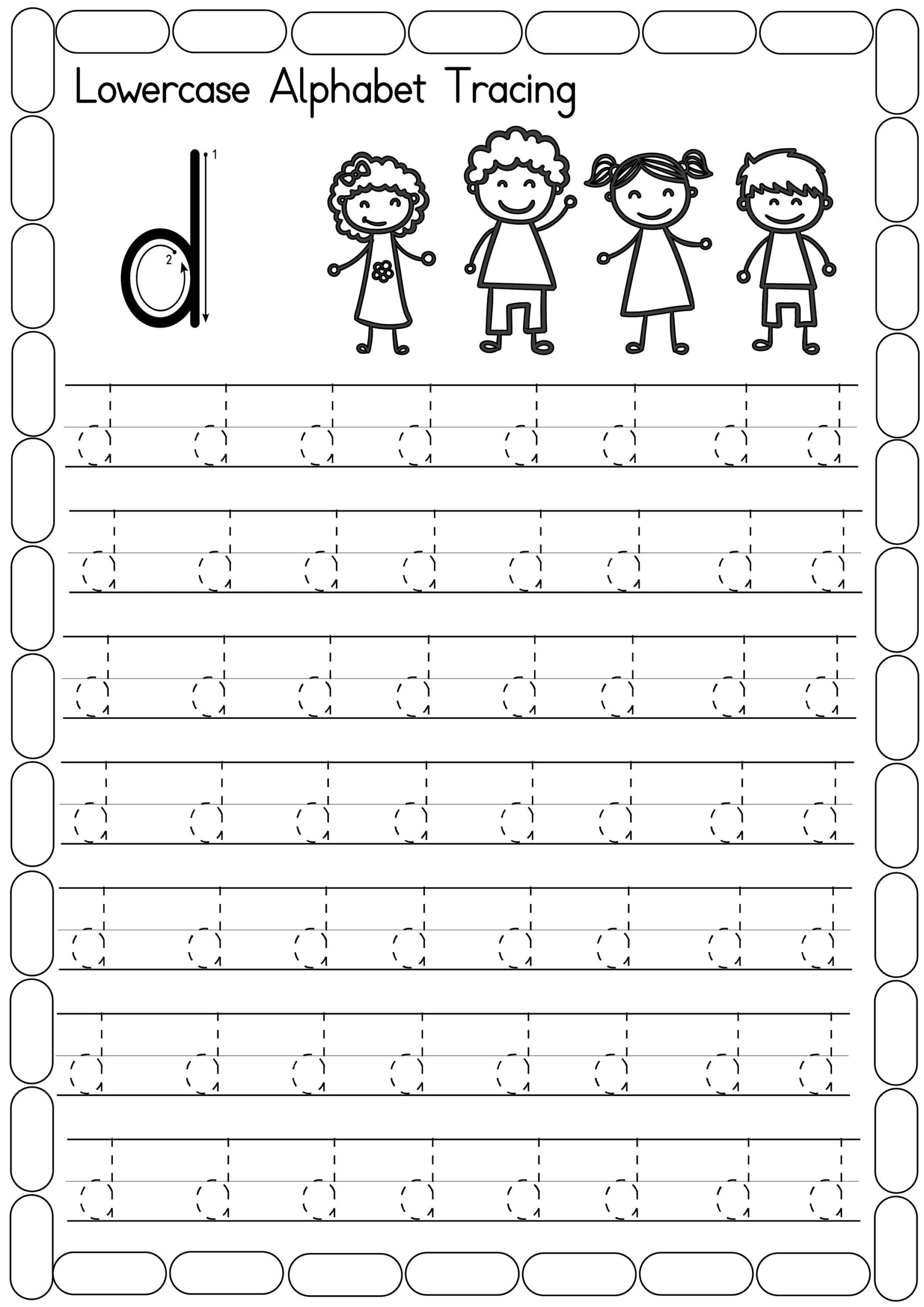 Alphabet Tracing Worksheets Lowercase Handwriting Practice PDF Etsy Alphabet Tracing Worksheets Lowercase Handwriting Practice PDF Etsy
