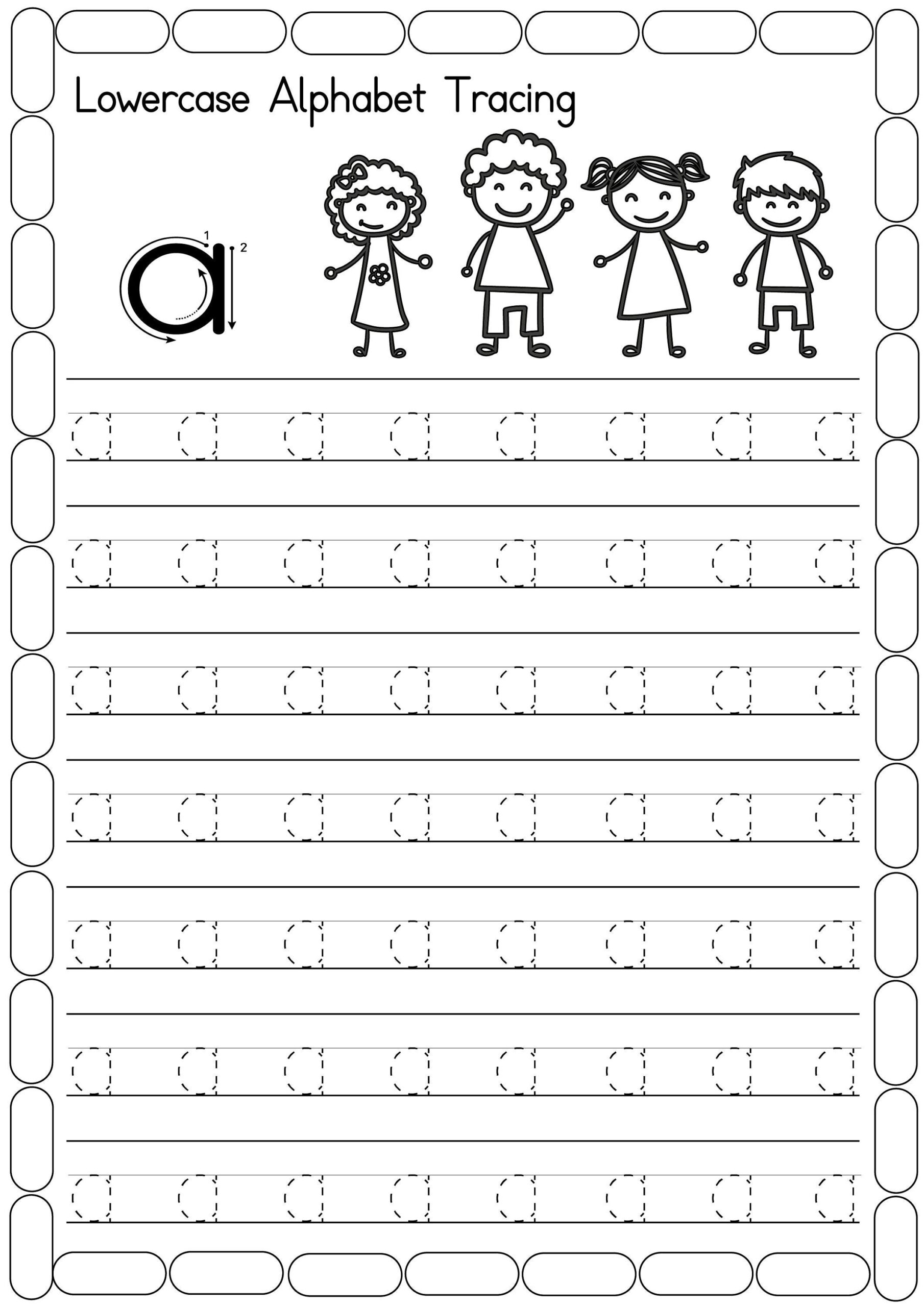 Alphabet Tracing Worksheets Lowercase Handwriting Practice PDF Etsy Sweden Alphabet Tracing Worksheets Lowercase Handwriting Practice PDF Etsy Sweden