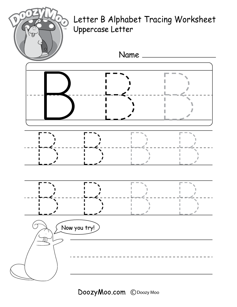 alphabet letters to trace