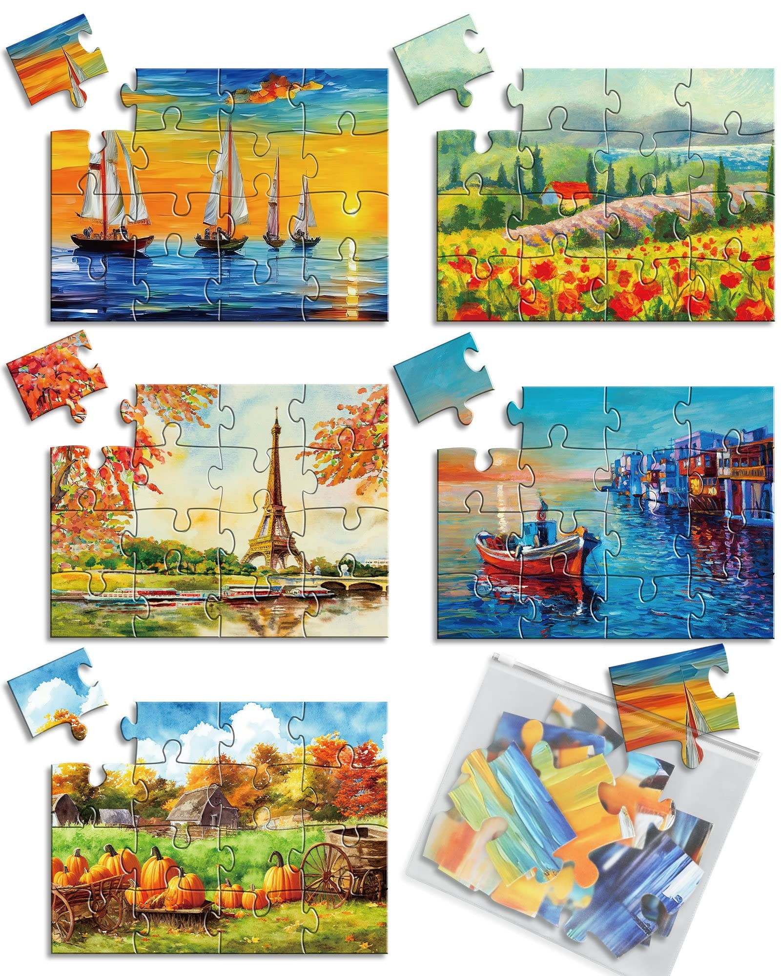 Amazon 5 Packs 16 Piece Large Jigsaw Puzzles For Elderly Dementia Alzheimer s Products Activities Alzheimer s Puzzles Cognitive Games For Adults Elderly Seniors With 5 Storage Bags Health Household Amazon 5 Packs 16 Piece Large Jigsaw Puzzles For Elderly Dementia Alzheimer s Products Activities Alzheimer s Puzzles Cognitive Games For Adults Elderly Seniors With 5 Storage Bags Health Household