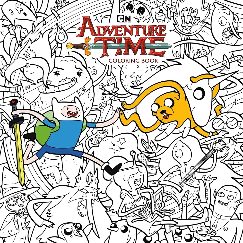 adventure time coloring pages