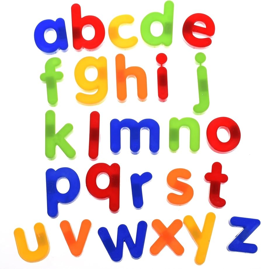 Amazon BCP Set Of 26 Pcs Plastic Magnetic Lowercase Letters Alphabet Toys Games