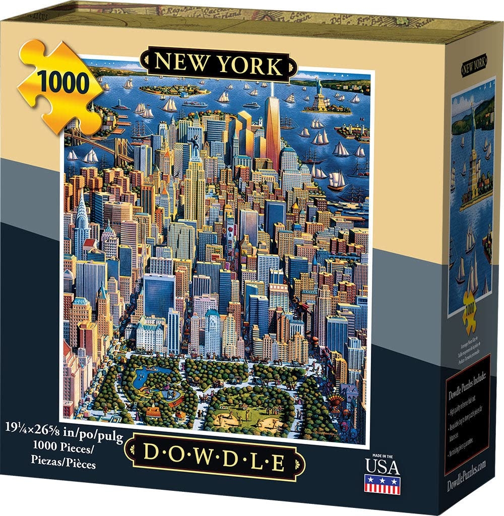 Amazon Dowdle Jigsaw Puzzle New York 1000 Piece Toys Games