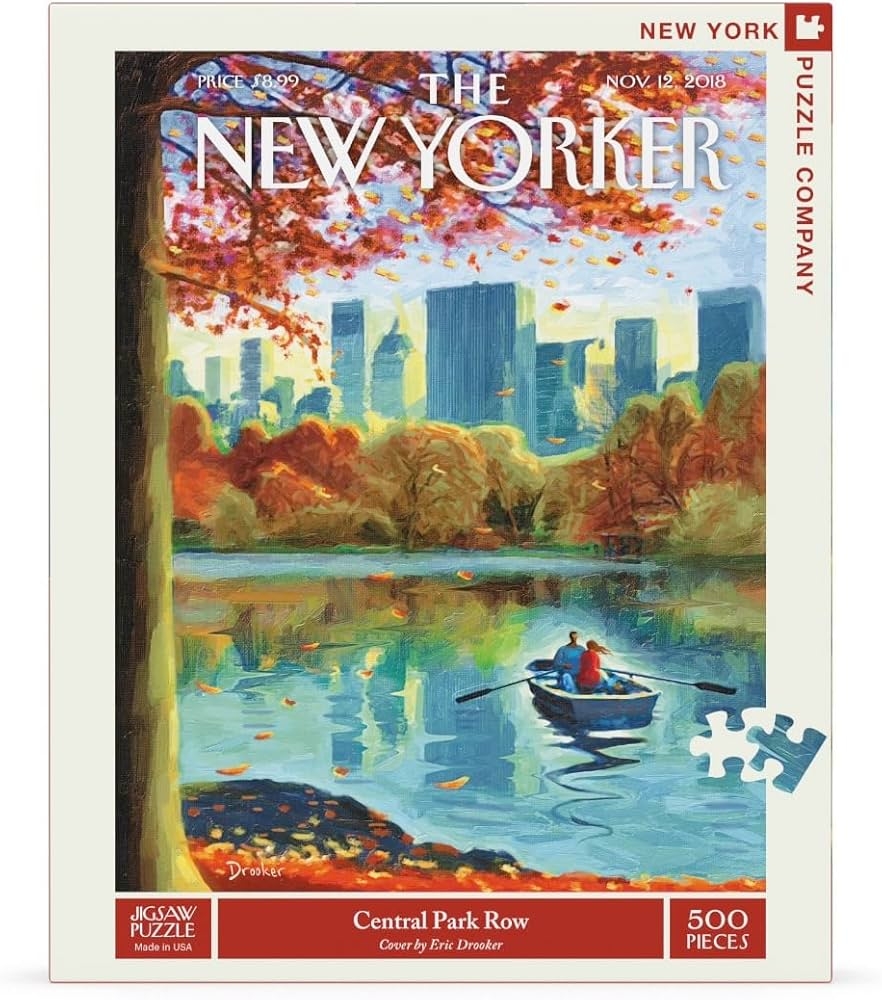 Amazon New York Puzzle Company New Yorker Central Park Row 500 Piece Jigsaw Puzzle For Family Game Nights By Eric Drooker Toys Games
