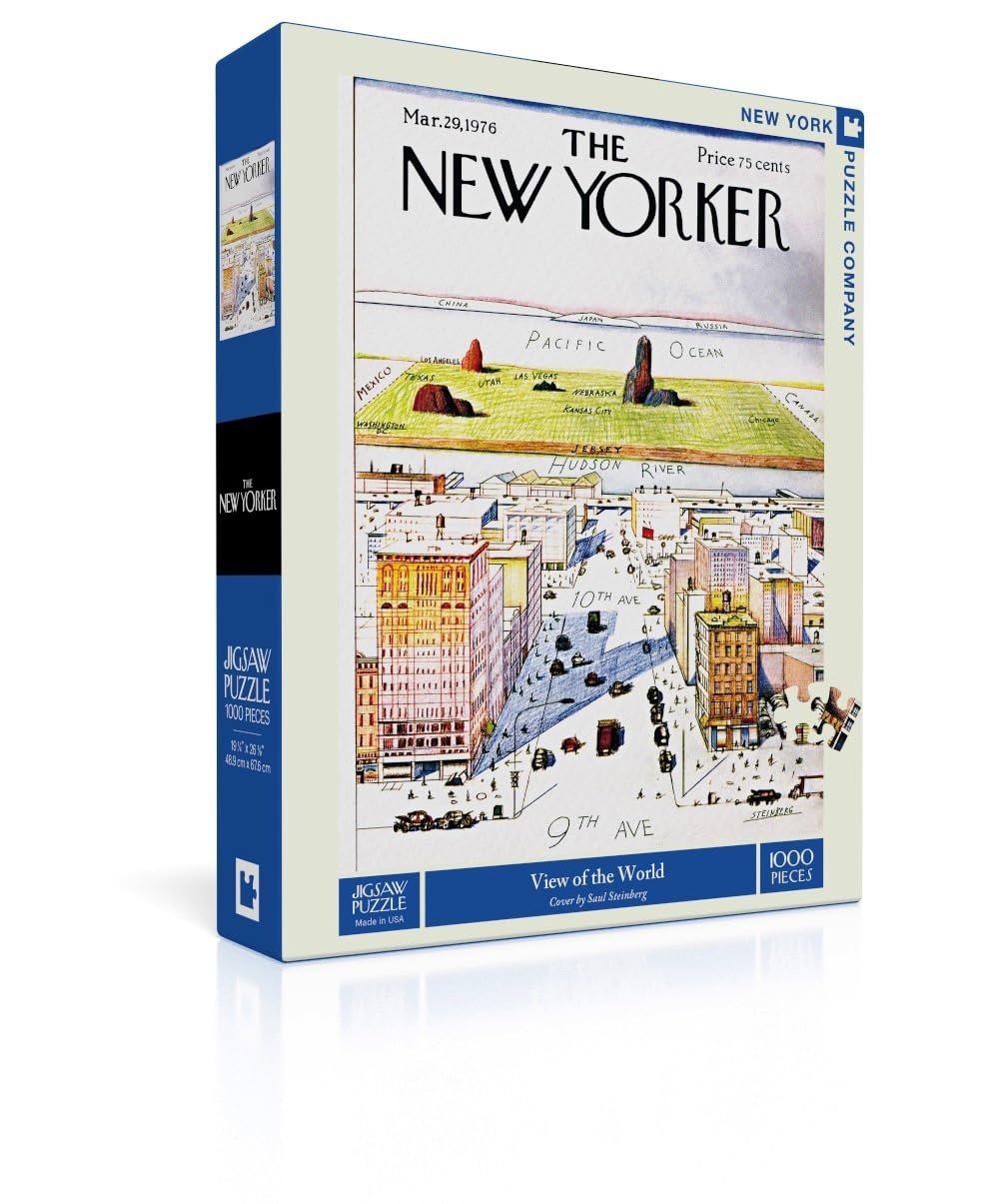Amazon New York Puzzle Company New Yorker View Of The World 1000 Piece Jigsaw Puzzle For Family Game Nights By Saul Steinberg Toys Games Amazon New York Puzzle Company New Yorker View Of The World 1000 Piece Jigsaw Puzzle For Family Game Nights By Saul Steinberg Toys Games