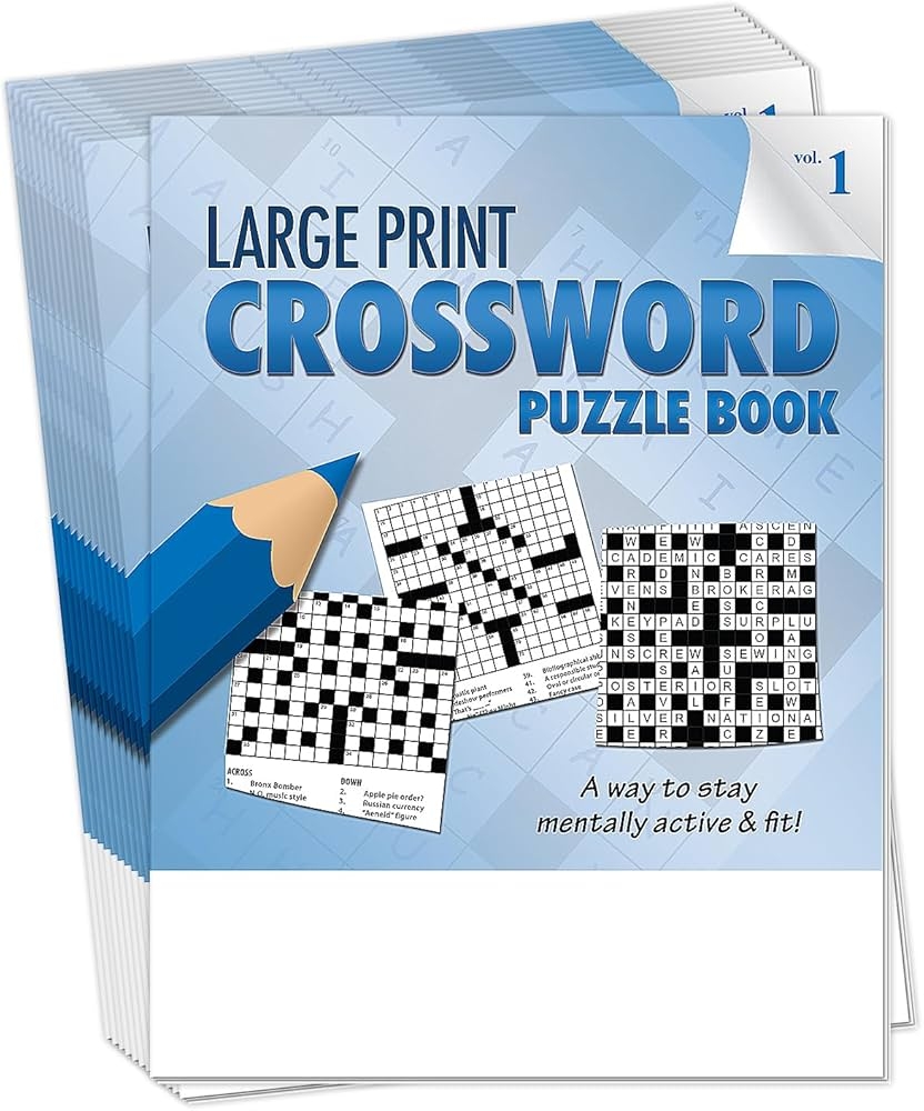Amazon ZOCO Large Print Crossword Puzzle Books 25 Bulk Pack Games For Adults The Visually Impaired Seniors Gifts For Assisted Living Residents Vol 1 Toys Games Amazon ZOCO Large Print Crossword Puzzle Books 25 Bulk Pack Games For Adults The Visually Impaired Seniors Gifts For Assisted Living Residents Vol 1 Toys Games