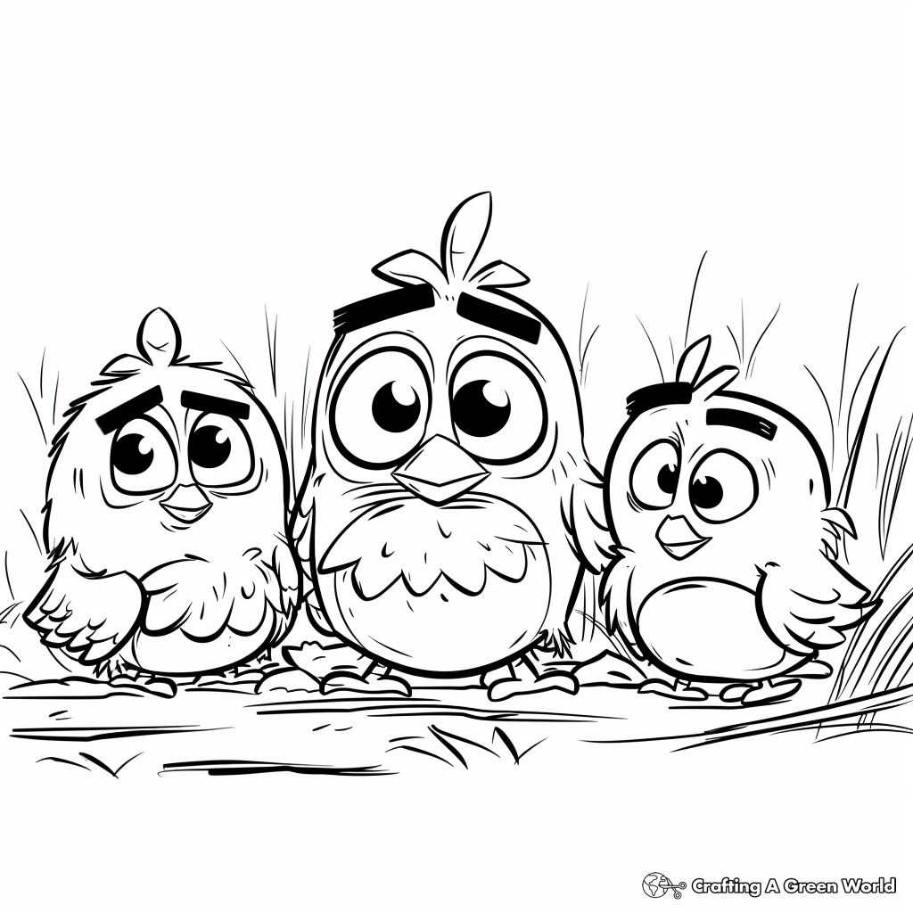 angry birds coloring pages