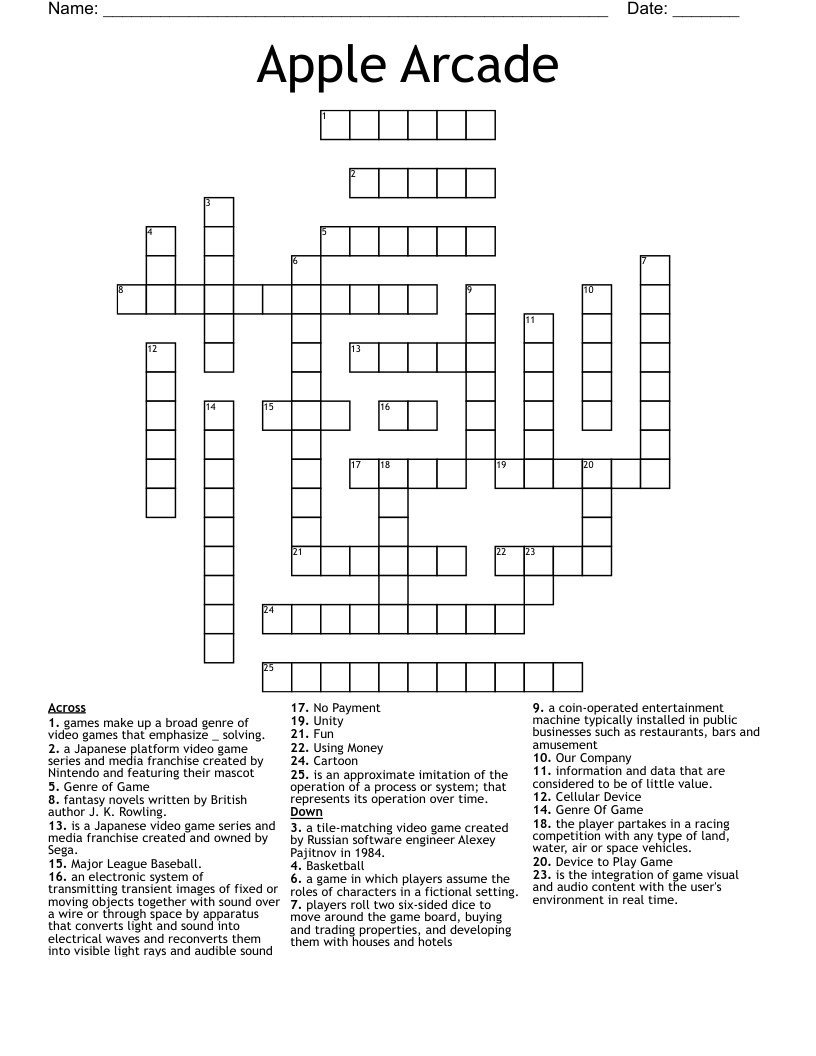 cartoon genre crossword clue