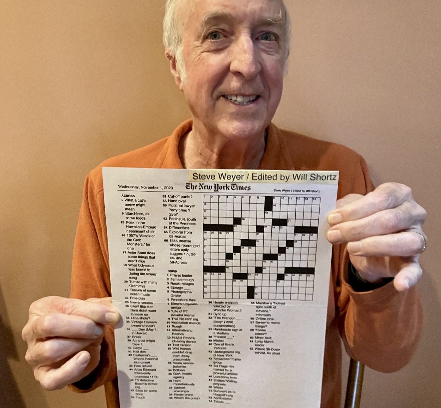 Ashland Amateur Crossword Puzzle Creator s Work Scores In The New York Times Oregonlive Ashland Amateur Crossword Puzzle Creator s Work Scores In The New York Times Oregonlive