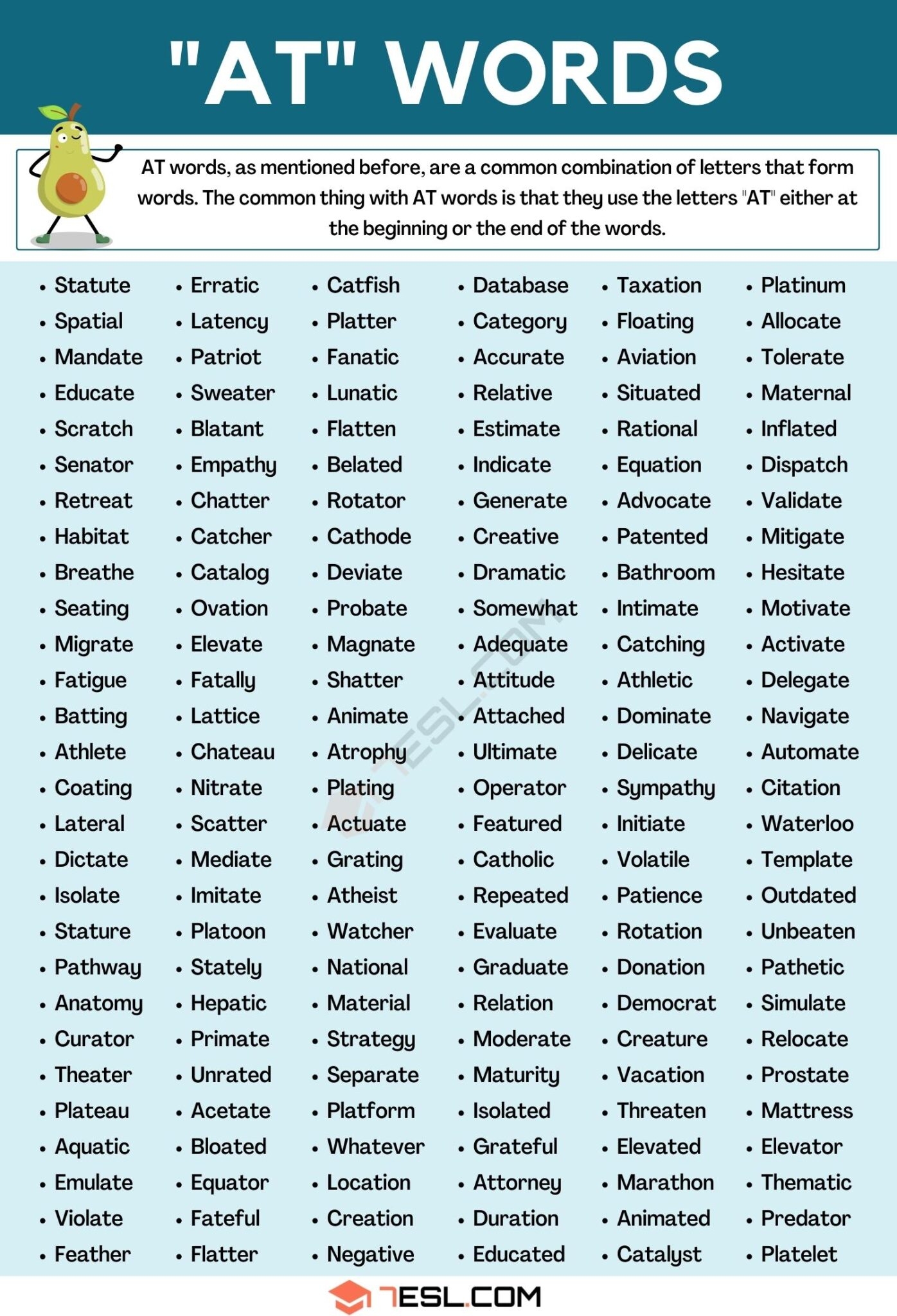 AT Words 1000 Words In English 7ESL AT Words 1000 Words In English 7ESL