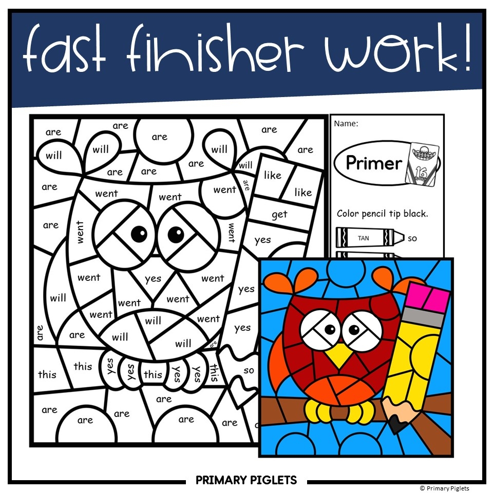 Back To School Color By Sight Words Code Primer Kindergarten Made By Teachers Back To School Color By Sight Words Code Primer Kindergarten Made By Teachers