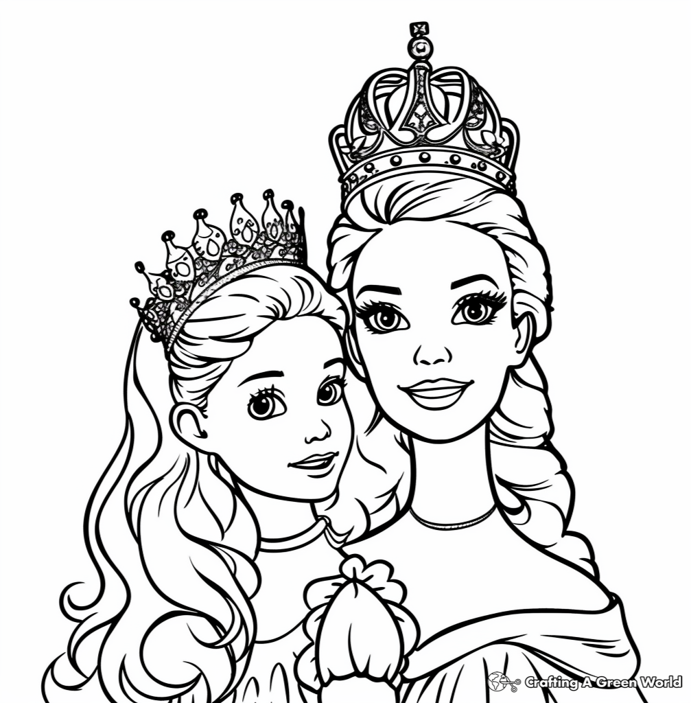 free coloring pages barbie