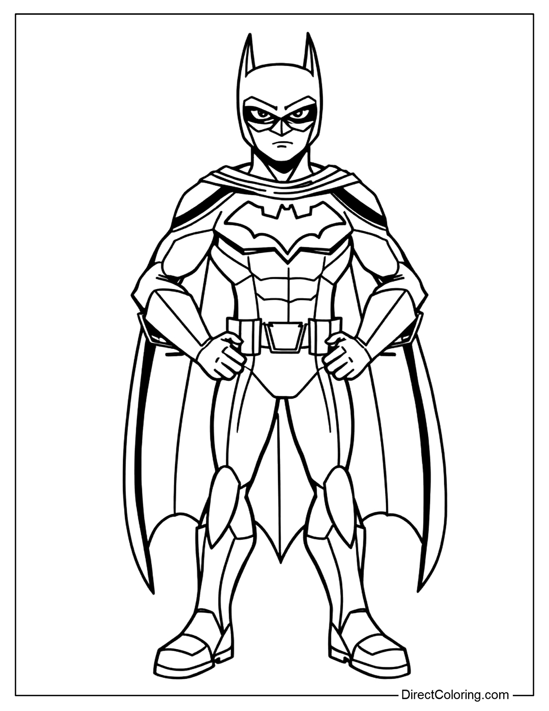 Batman Coloring Pages Free PDF To Download And Print