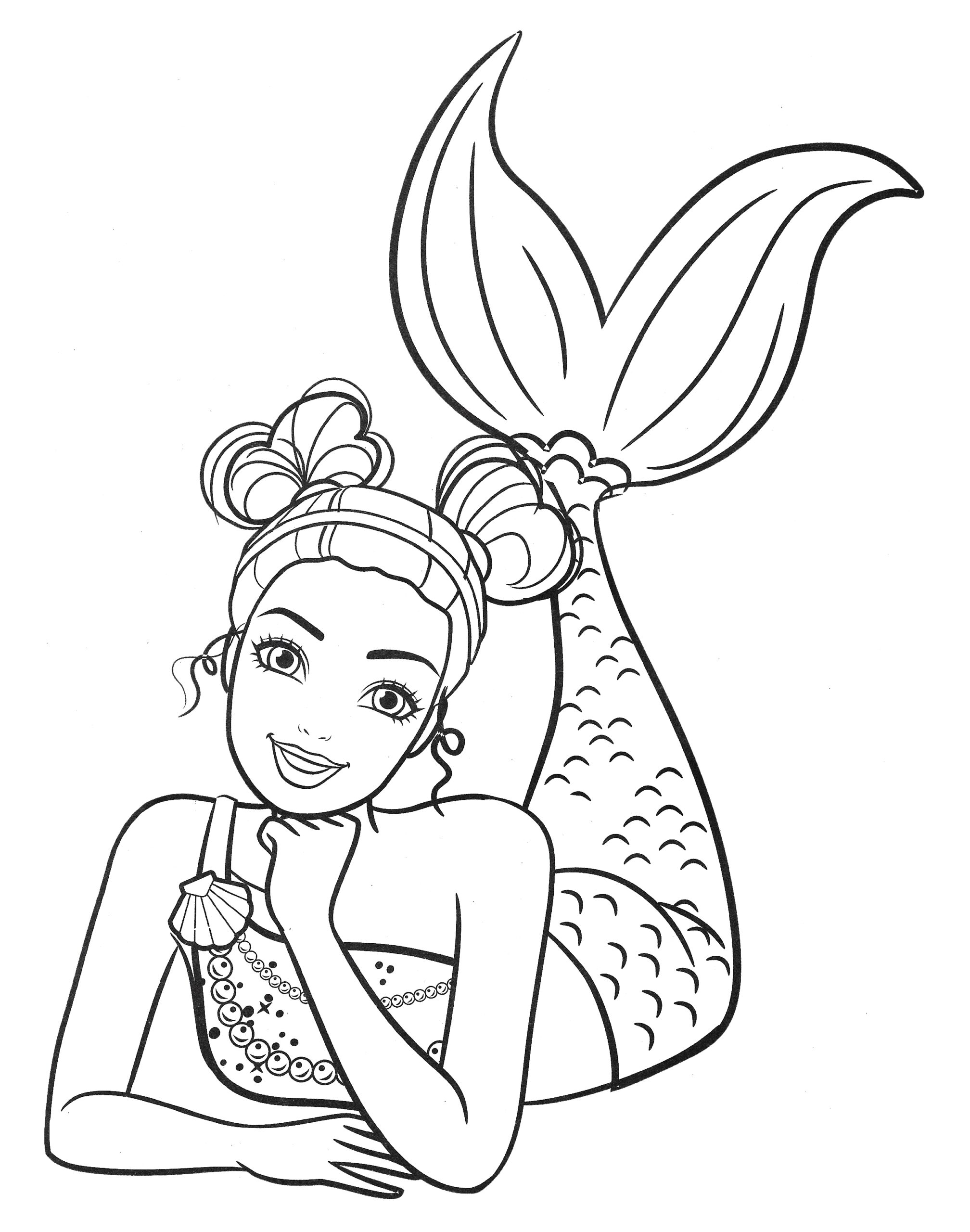 free colouring pages of barbie