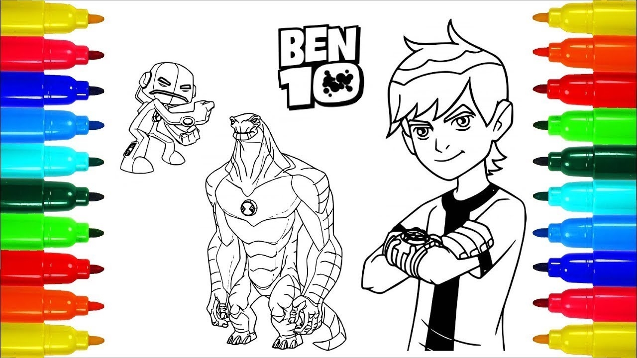 ben ten pictures to color ben ten pictures to color