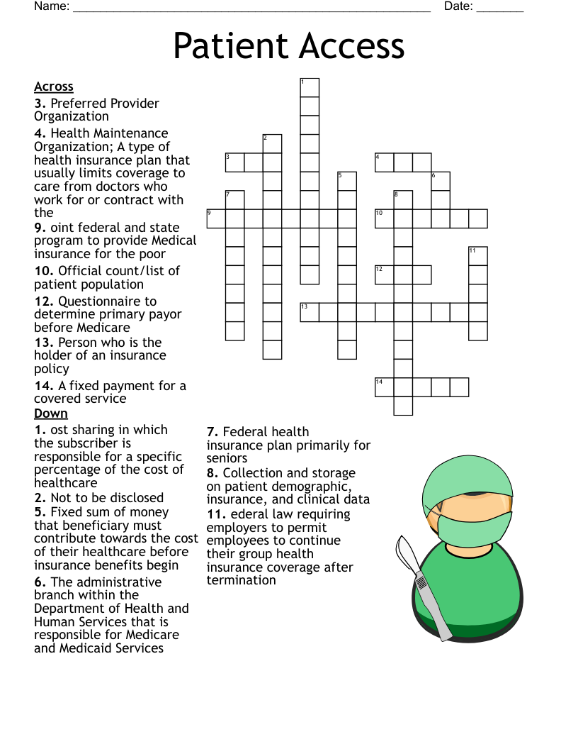 Benefits Crossword Puzzle WordMint