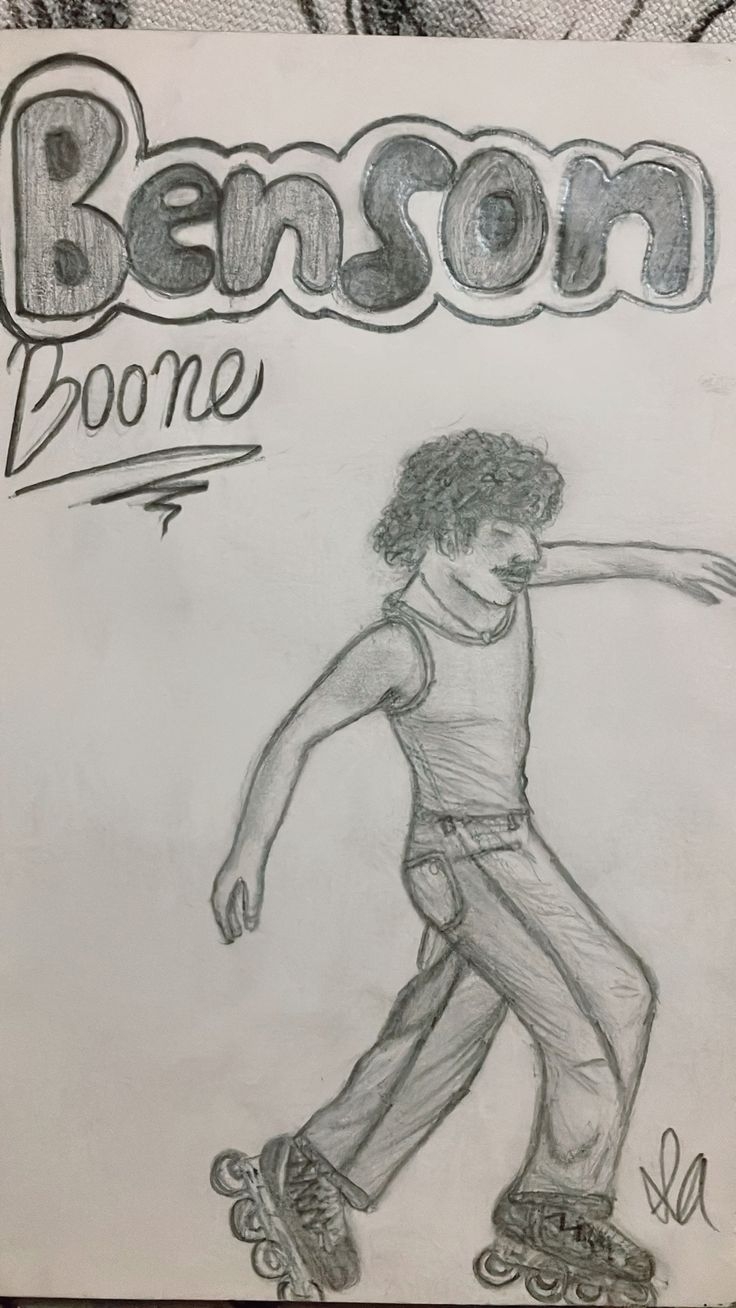 Benson Boone Drawing 