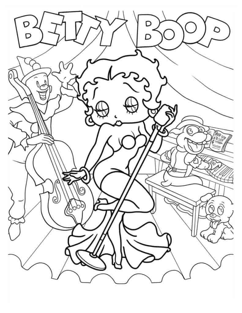 Betty Boop Coloring Pages For Kids ColoringPagesWK Betty Boop Coloring Pages Are Perfect For Children Who Love To Color And Doodle Https t co tD26Gb5WCL BettyBoopColoringPages BettyBoop ColoringPagesWK ColoringPages WKCommunity WK