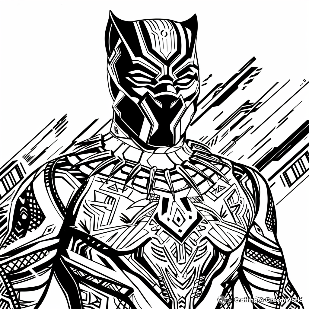 Black Panther Coloring Pages Free Printable Black Panther Coloring Pages Free Printable