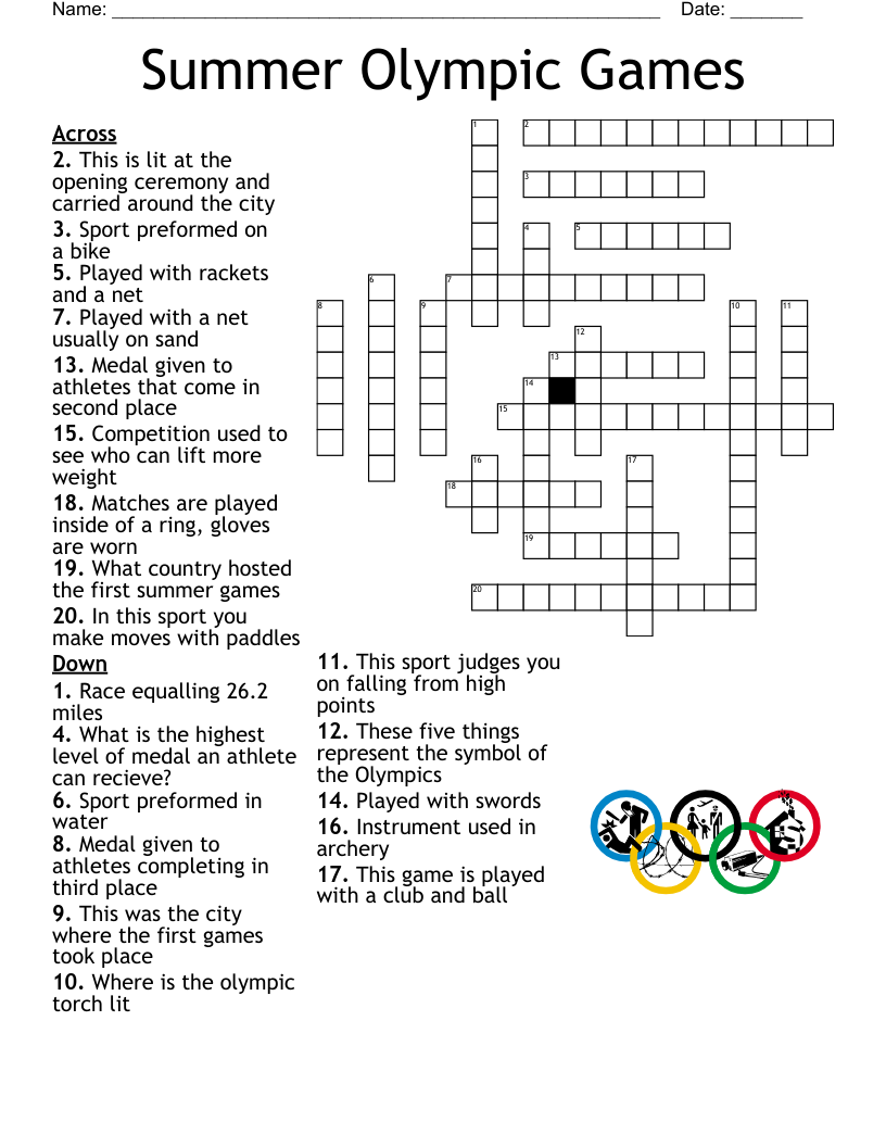 Board Games Crossword WordMint