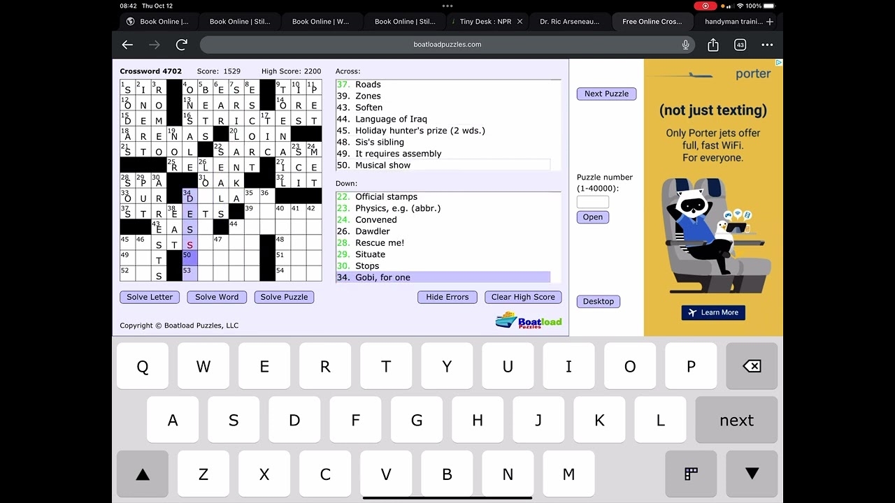 www boatloadpuzzles com play crossword