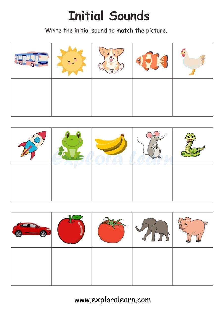 Building Literacy Foundations Beginning Sounds Worksheets For Early Learners Building Literacy Foundations Beginning Sounds Worksheets For Early Learners
