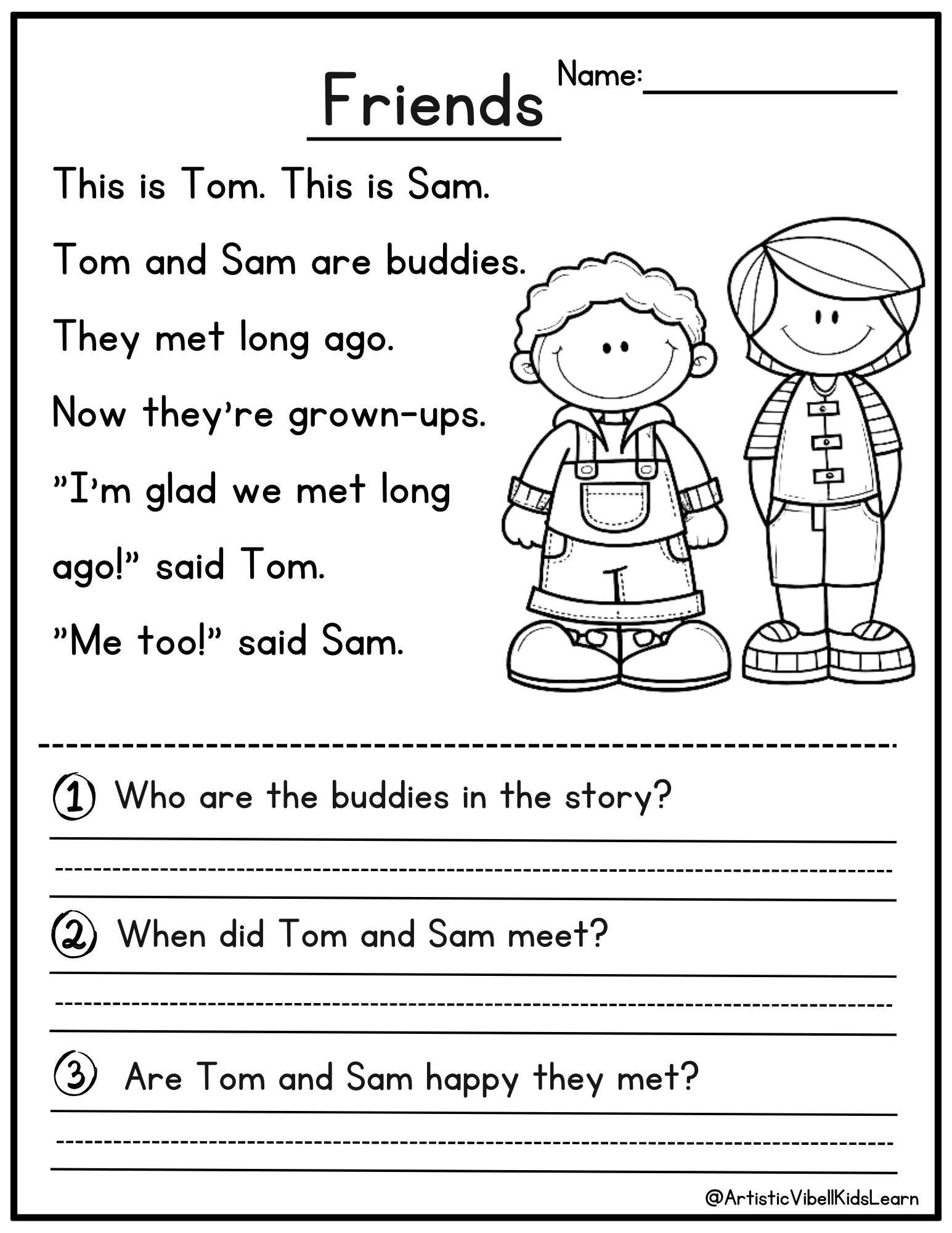 Buy 100 First Grade Reading Comprehension Passages Worksheets Sentences Reading Worksheet Fluency Worksheet English Learing Kindergarten Online In India Etsy Buy 100 First Grade Reading Comprehension Passages Worksheets Sentences Reading Worksheet Fluency Worksheet English Learing Kindergarten Online In India Etsy